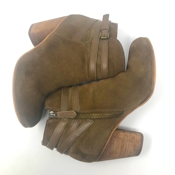 BP Women's Leather Booties – Brown Size: 7 - Picture 3 of 9